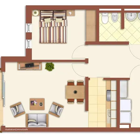 Resid. Im Kurpark, Robbennase Apartamento *